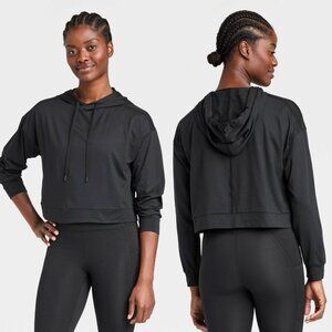 XS - Womens Soft Stretch Hoodie - All In Motion - Black